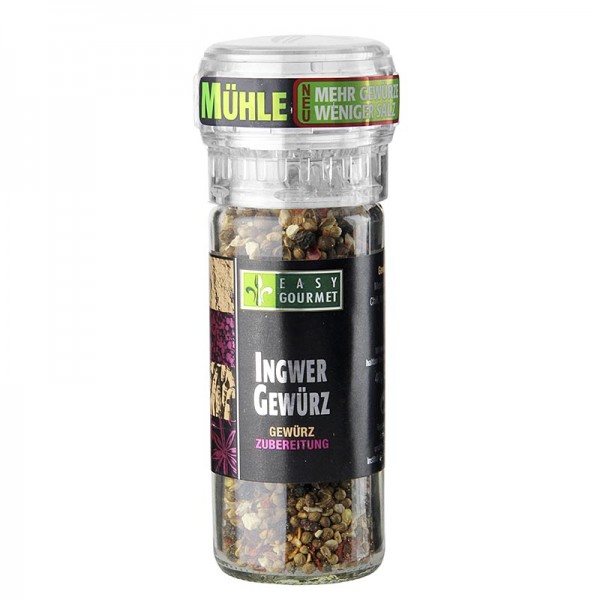 Easy Gourmet - Gourmet-Gewürzmühle Ingwer Gewürz Easy Gourmet