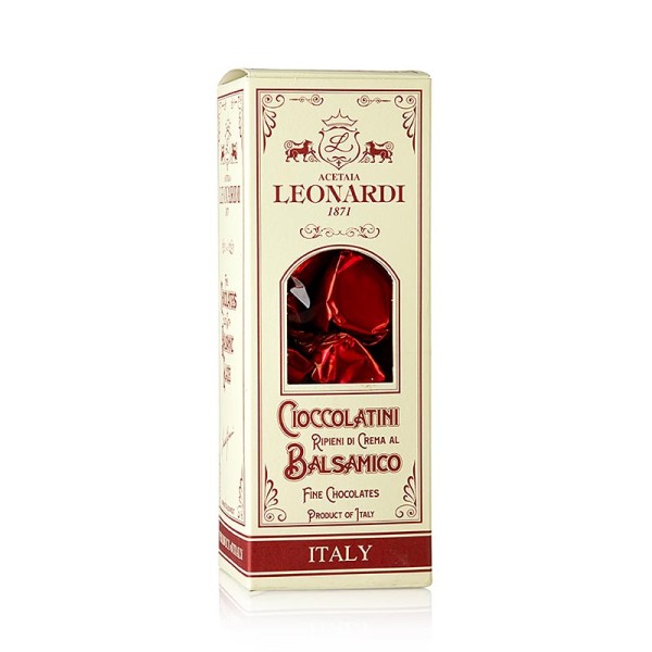 Leonardi - Chioccolatini Balsamico - Schokoladenpralinen mit Balsamessig Leonardi