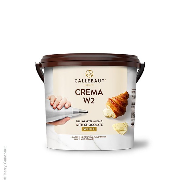 Callebaut - Crema - Weiß W2 mit weißer Schokolade Callebaut (FMW?R1435?651)