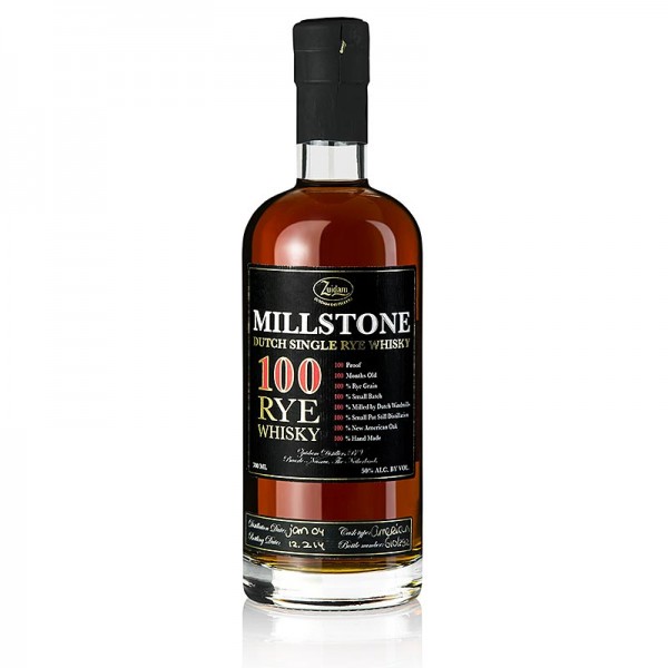 Zuidam Millstone - Rye Whisky Zuidam Millstone 100 50% vol. Holland