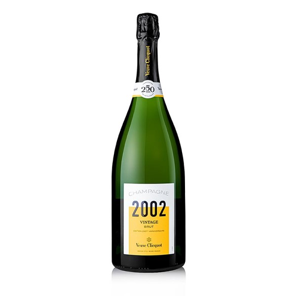Veuve Clicquot - Champagner Veuve Clicquot 2002er Vintage WEISS brut 12% vol. Magnum