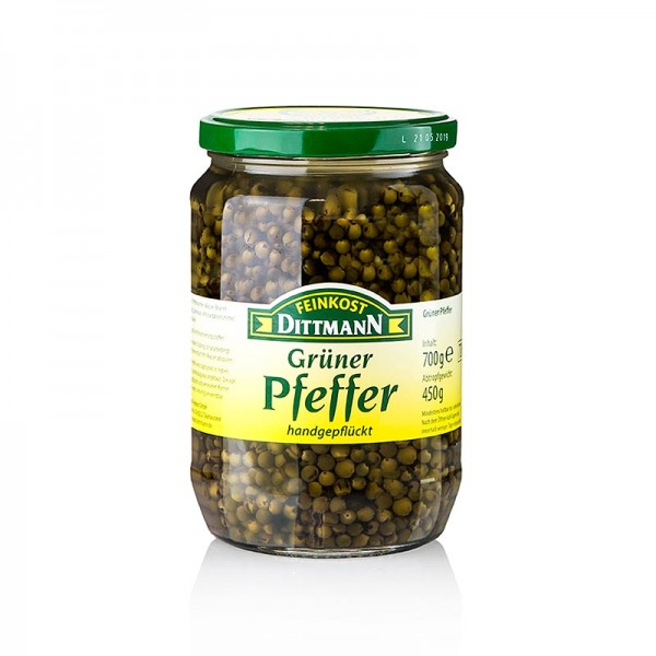 Feinkost Dittmann - Grüner Pfeffer in Salzlake