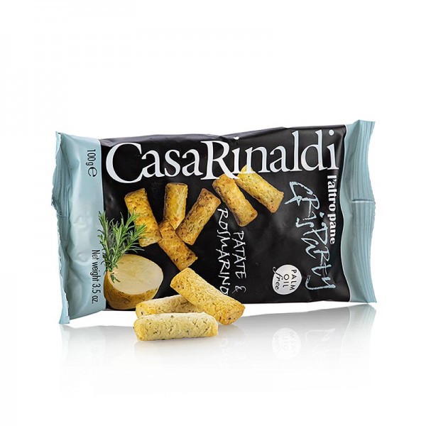 Casa Rinaldi - Grisparty - Mini Grissini Knabbergebäck mit Kartoffel&Rosmar Casa Rinaldi