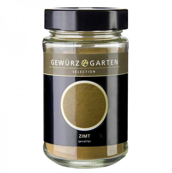 Gewürzgarten Selection - Gewürzgarten Zimt gemahlen 120g Glas (Cassia Zimt/ Herkunft Indonesien)