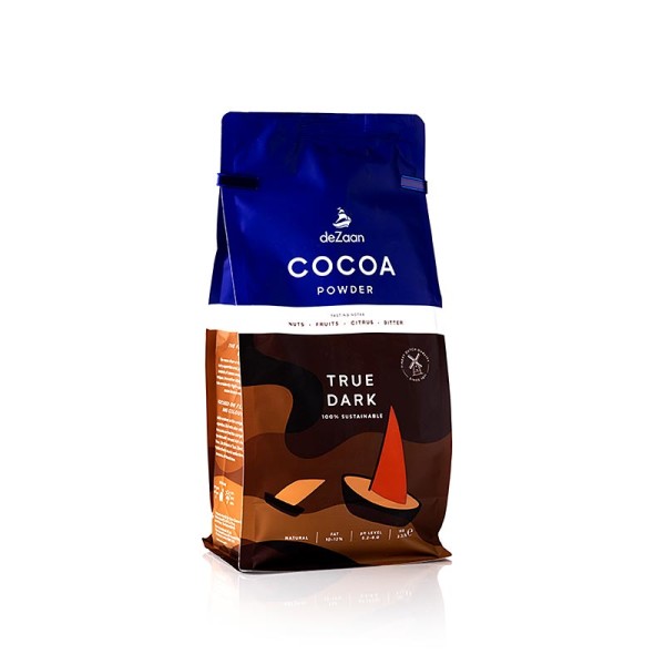 deZaan - True Dark Kakao Pulver stark entölt 10-12% Fett deZaan