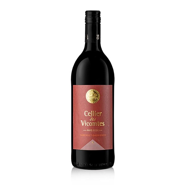 Celliers Vicomtes - Celliers Vicomtes 2022 Cabernet Sauvignon trock. Rotwein Vin Pays d´Oc 1 Liter