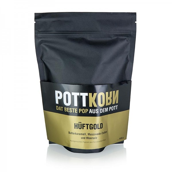 Pottkorn - Pottkorn - Hüftgold Popcorn mit Butterkaramell Muscovado Meersalz