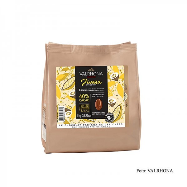 Valrhona - Jivara Lactée Grand Cru Vollmilch Couverture Callets 40% Kakao