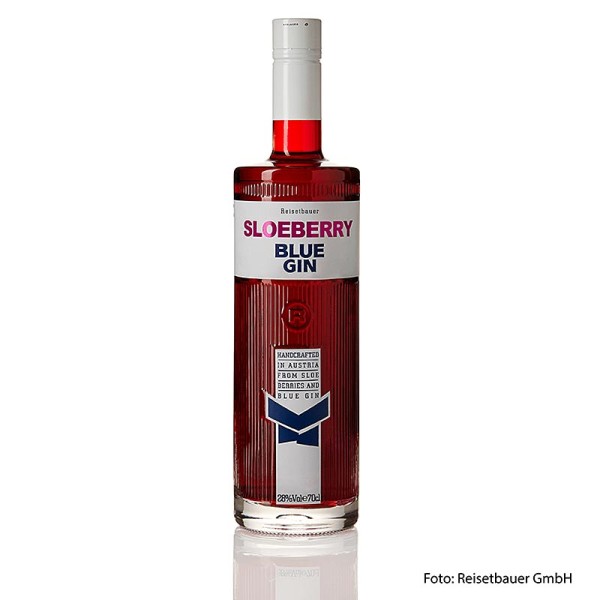 Reisetbauer - Vintage Sloeberry Blue Gin Schlehen Likör mit Gin 28% vol. Reisetbauer