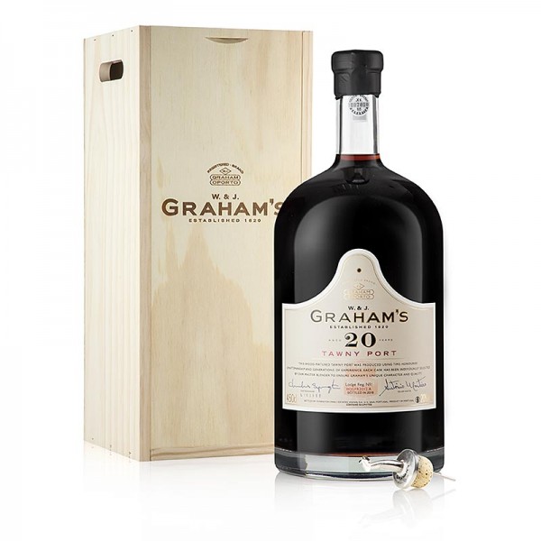 Graham's - Graham´s - 20 Years old Tawny Port Portwein 20% vol. 4.5l Jeroboam