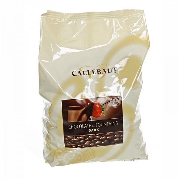 Callebaut - Zartbitterschokolade Callets für Brunnen und Fondue 56.9% Kakao