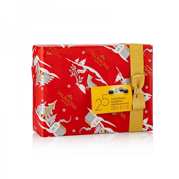 Valrhona - Valrhona Ballotin Sortiment feine Pralinenmischung WEIHNACHTEN