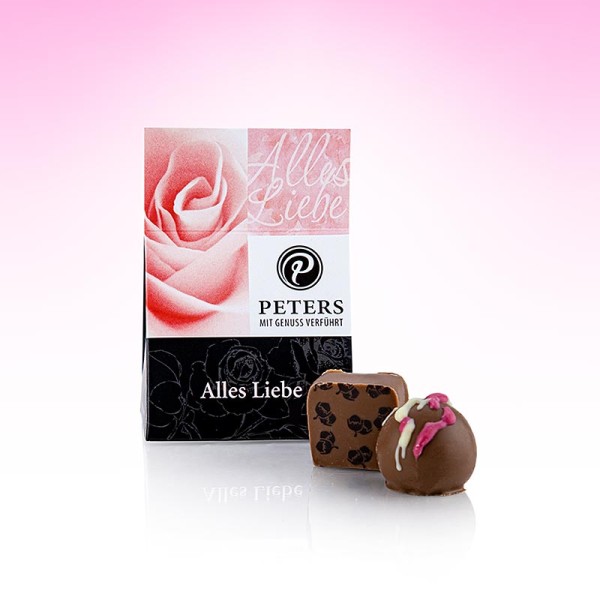 Peters - Trüffel & Pralinen-Mischung Alles Liebe mit Alkohol Peters