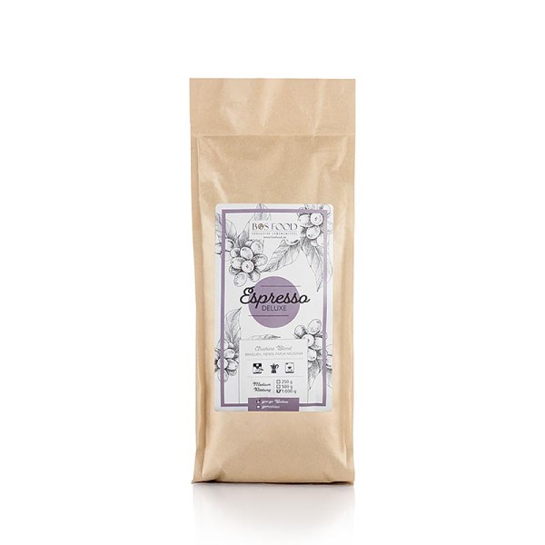 Bos Food - BOS FOOD - Espresso Deluxe Arabica Kaffee -Mischung ganze Bohne