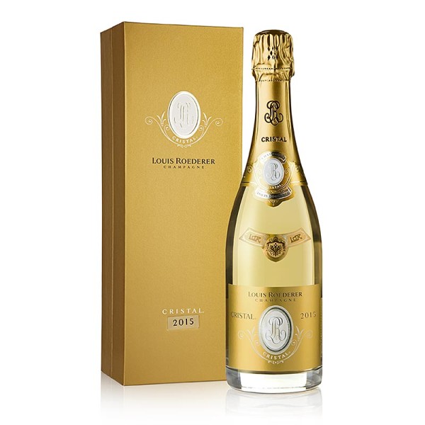Champagner Roederer - Champagner Roederer Cristal 2015er Brut 12.5% vol. Präsentbox (Prestige-Cuvée)