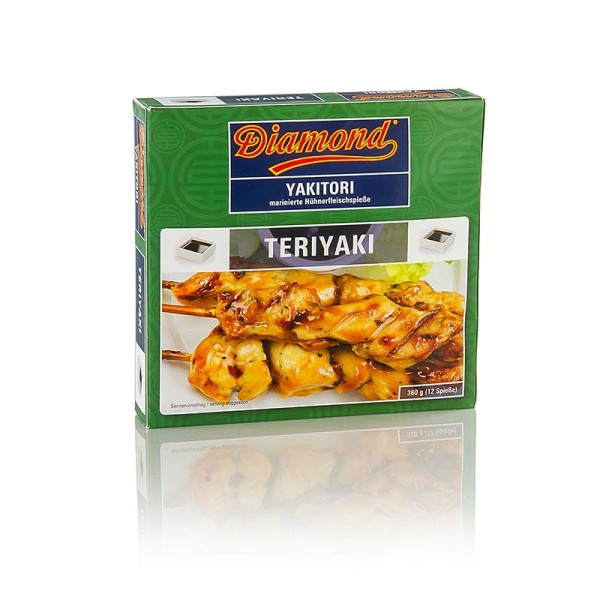 Diamond Brand - Yakitori-Hühnchenspieße Japan Art Teriyaki Marinade vorgegart TK