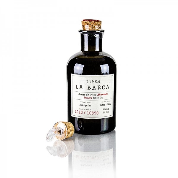 Finca La Barca - Olivenöl Geräuchert 100% Arbequina 500ml Finca La Barca (Geschenkbox)