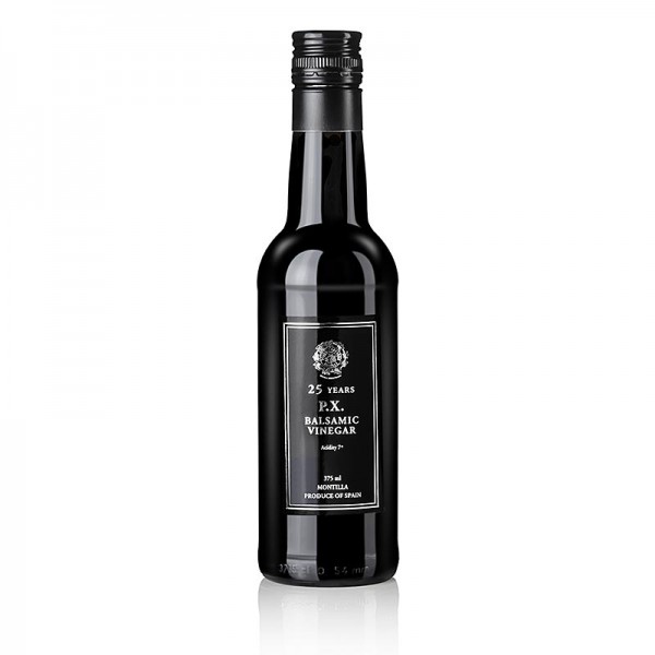 Pedro Ximenez Sherry - P.X.- Balsamico-Essig vom Pedro Ximénez Sherry 25 Jahre Solera 7% Säure