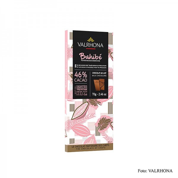 Valrhona - Bahibe - Vollmilchschokolade 46% Kakao