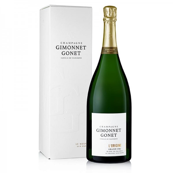 Gimonnet Gonet - Champagner Gimonnet Gonet l´Origine Blanc de Blanc Grand Cru brut 12% vol.