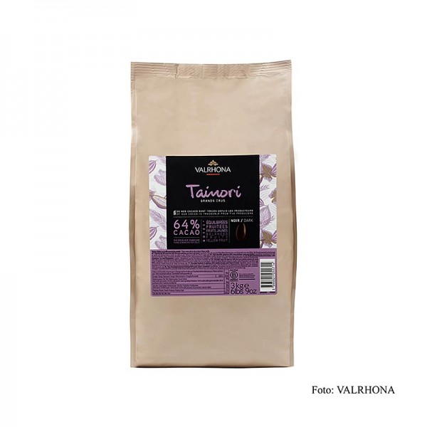 Valrhona - Tainori Grand Cru Couverture Callets 64% Kakao Dom. Republik