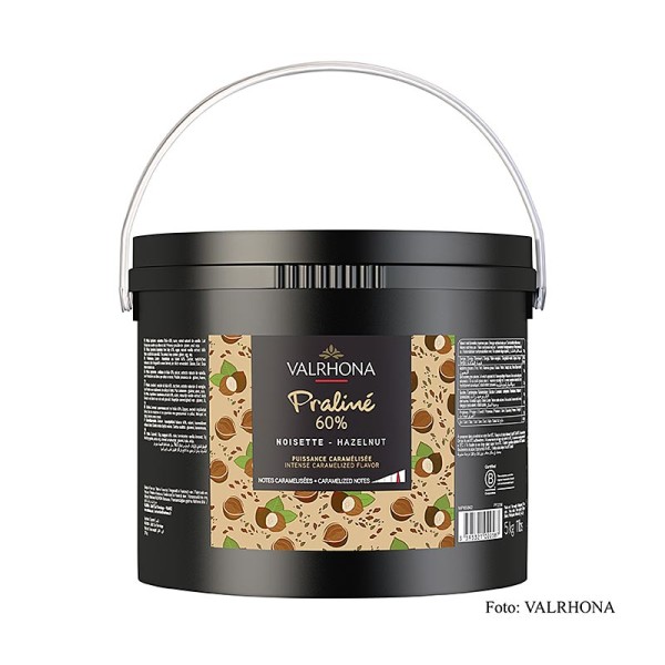 Les Pralines - Praliné Masse fein 60% Haselnuss intensive Nuss- und kräftige Karamellnoten