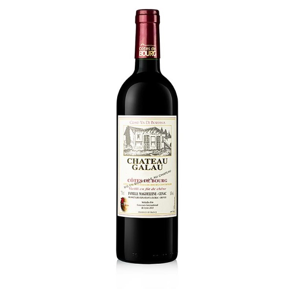 Chateau Galau - 2019er Côtes de Bourg trocken 14.5% vol. Chateau Galau