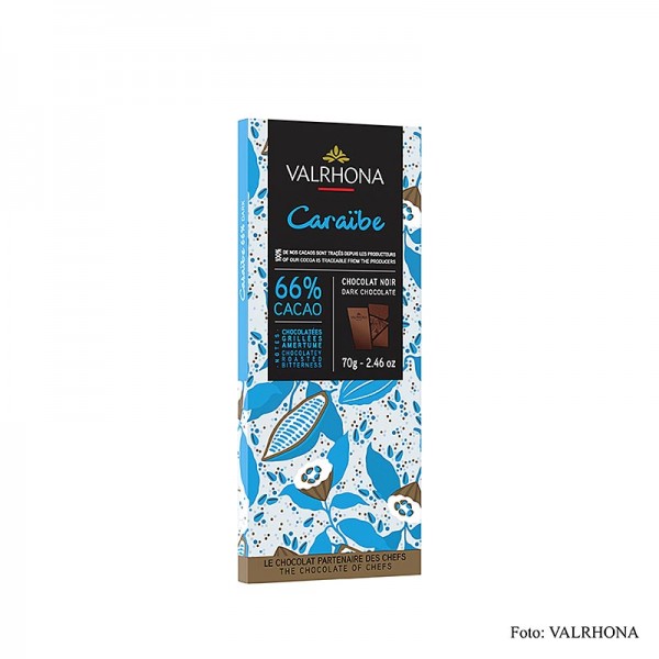 Valrhona - Caraibe - Bitterschokolade 66% Kakao Karibik