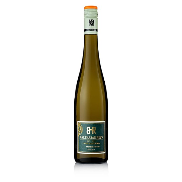 B. Ress - 2022er Von Unserm Riesling trocken 12% vol. Balthasar Ress vegan BIO