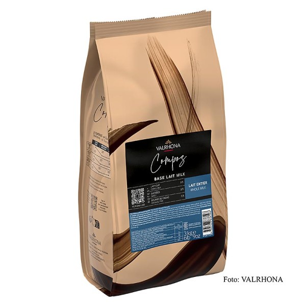 Valrhona - Valrhona Compoz Schokoladen - Vollmilchbasis Callets