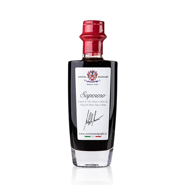 Malpighi - Balsamico Condiment Saporoso 6 Jahre Eichen- & Akazienholzfass Malpighi