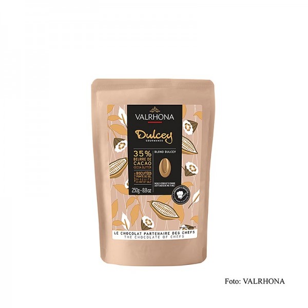 Valrhona - Valrhona Dulcey Blonde Schokolade 35% Callets