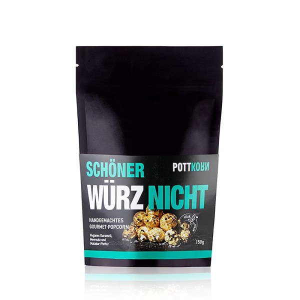 Pottkorn - Pottkorn - Schöner Würz Nicht Popcorn mit Malabar Pfeffer & Meersalz vegan