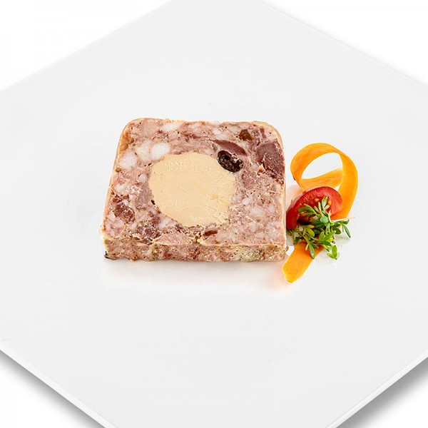 Rougie - Terrine von Taube mit Kirschen und Entenleberstopfleber (20%) Rougie