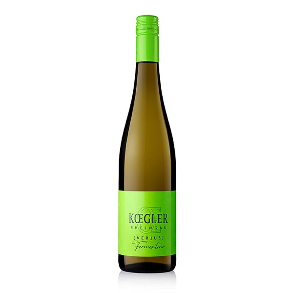 Weingut Koegler - Verjus Fermentino 2022 aus dem Rheingau 6% vol. Weingut-Koegler