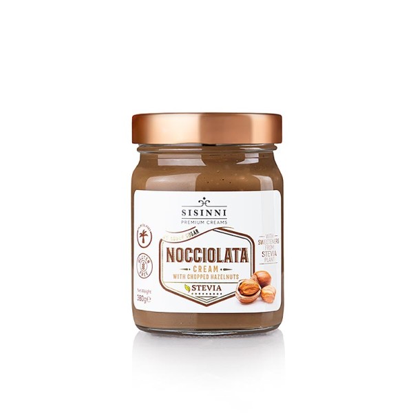 Sisinni - Nocciolata Creme Haselnusscreme mit Stevia & Stückchen Sisinni