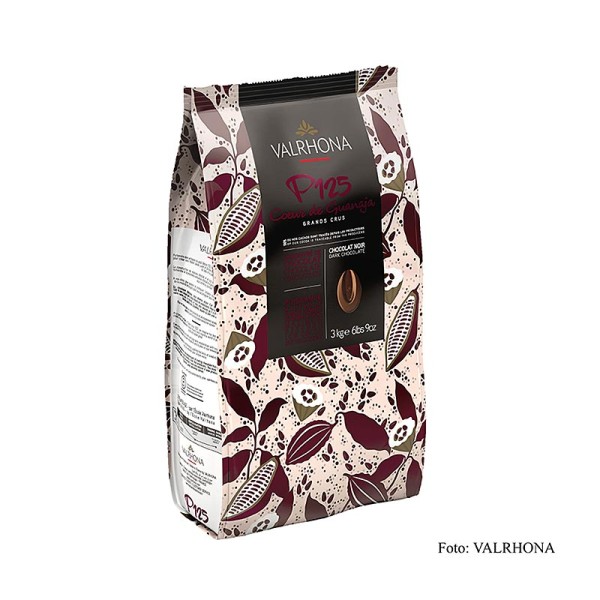 Valrhona - Coeur de Guanaja dunkle Couverture Callets 80% Kakao kakaobutterarm