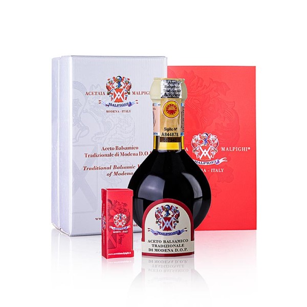 Malpighi - Aceto Balsamico Tradizionale DOP Affinato 12 Jahre Geschenkbox Malpighi