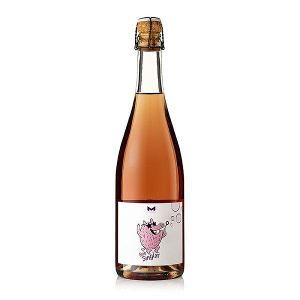 Mongestine - 2021er Bob Singlar Bulles Rosé Sekt brut nature 11% vol. Mongestine BIO