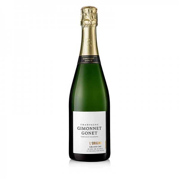 Gimonnet Gonet - Champagner Gimonnet Gonet l´Origine Blanc de Blanc Grand Cru brut 12% vol.