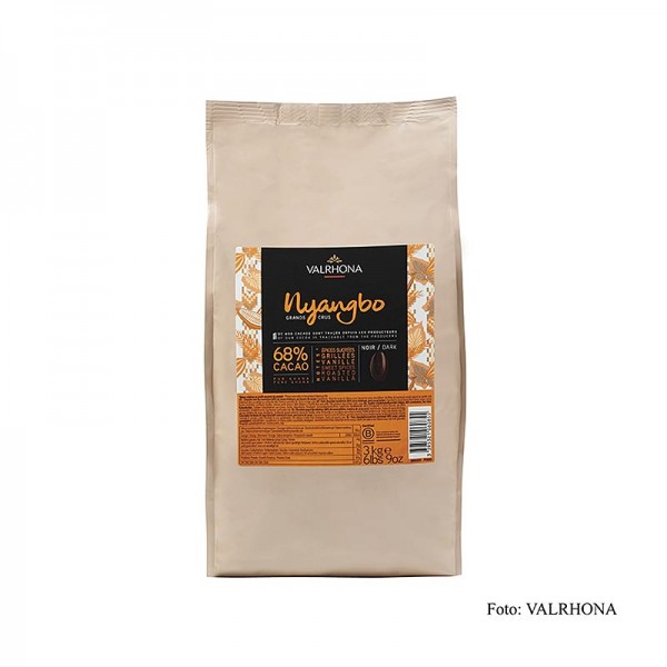 Valrhona - Nyangbo Grand Cru dunkle Couverture Callets 68% Kakao Ghana