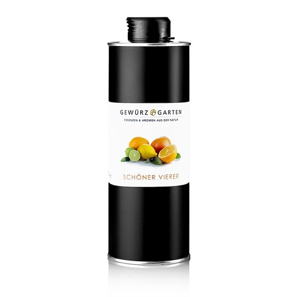 Gewürzgarten Selection - Gewürzgarten Schöner Vierer Orange/Limette/Zitronengrasöl in Olivenöl