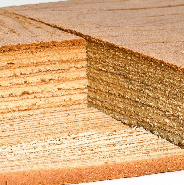 Manni-s Laden - Baumkuchenplatte handgestrichen 32x26x4.5cm TK