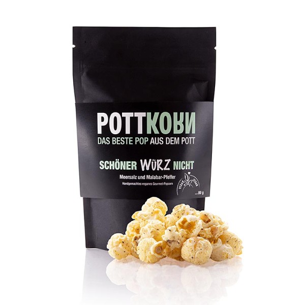 Pottkorn - Pottkorn - Schöner Würz Nicht Popcorn mit Malabar Pfeffer & Meersalz vegan