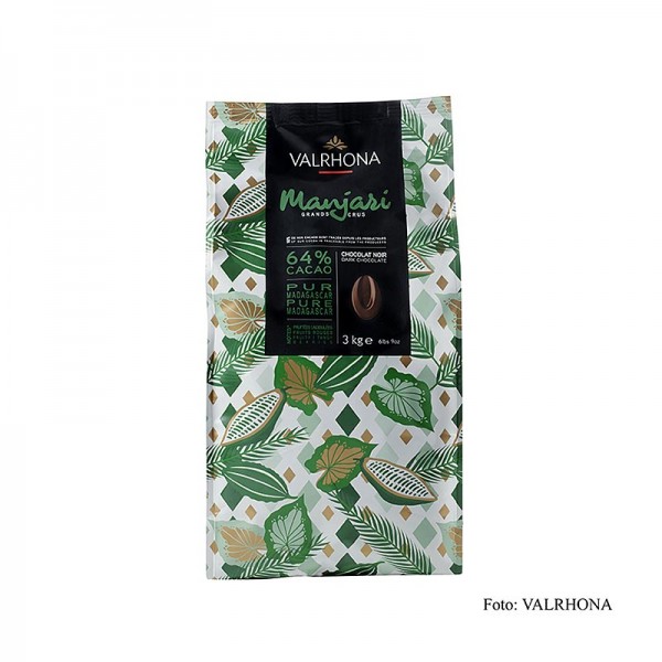 Valrhona - Manjari Grand Cru dunkle Couverture Callets 64% Kakao Madagaskar