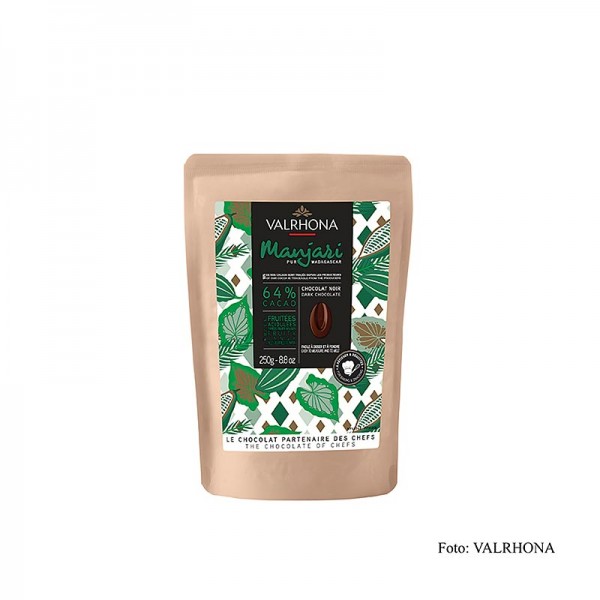 Valrhona - Valrhona Manjari Bitterschokolade 64% Callets