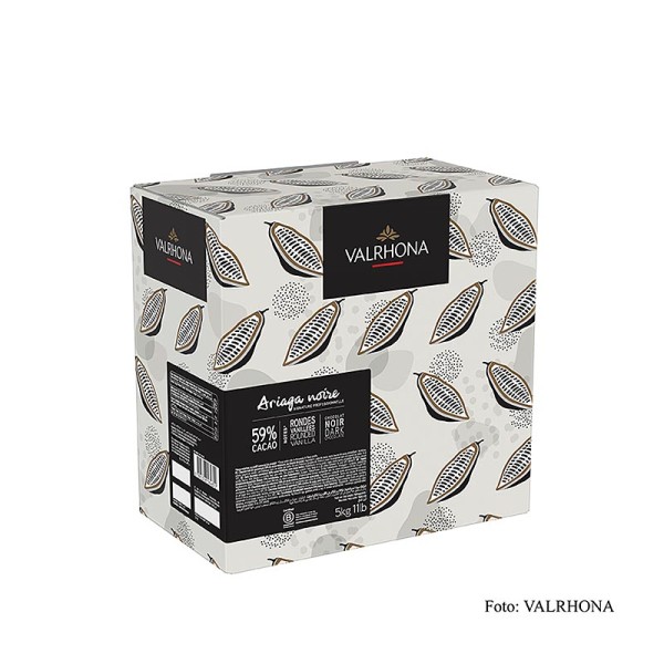 Valrhona - Ariaga Noire Zartbitter Couverture Callets 59% Kakao