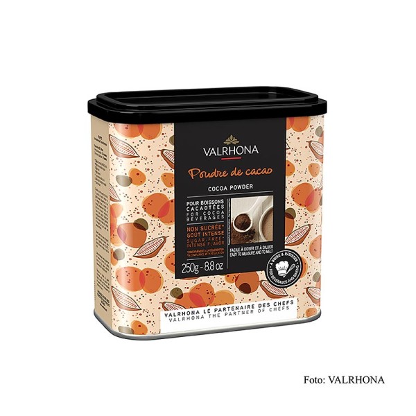 Valrhona - Kakaopulver stark entölt 10% Kakaobutter Valrhona